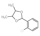 2-(2-chlorophenyl)-4,5-dimethyl-1,3-dioxolane结构式