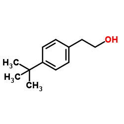 4-叔丁基苯乙醇结构式