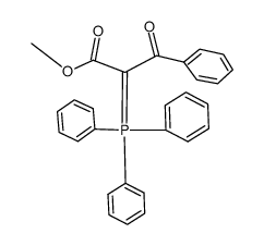 methyl 3-oxo-3-phenyl-2-(triphenylphosphoranylidene)propanoate Structure