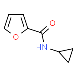 2-Furancarboxamide,N-cyclopropyl-(9CI) Structure