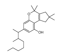 2,2,4,4-tetramethyl-7-(3-methyloctan-2-yl)-1,3-dihydrocyclopenta[c]chromen-9-ol Structure