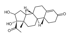 16,17-Dihydroxypregn-4-ene-3,20-dione structure