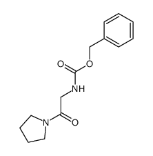 1-(2-benzyloxycarbonylamino-1-oxo-ethyl)-pyrrolidine Structure