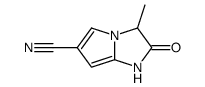 1H-Pyrrolo[1,2-a]imidazole-6-carbonitrile,2,3-dihydro-3-methyl-2-oxo-(9CI) Structure