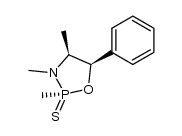 (4S)-2,3,4r-trimethyl-5c-phenyl-[1,3,2]oxazaphospholidine 2c-sulfide Structure