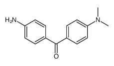 (4-aminophenyl)-[4-(dimethylamino)phenyl]methanone结构式