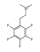 Dimethyl[2-(pentafluorophenyl)ethyl]silane Structure