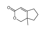 Cyclopenta[c]pyran-3(1H)-one, 5,6,7,7a-tetrahydro-7a-methyl- (9CI) Structure