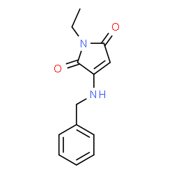 1H-Pyrrole-2,5-dione,1-ethyl-3-[(phenylmethyl)amino]-(9CI) Structure