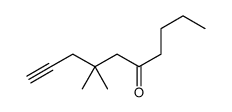 7,7-dimethyldec-9-yn-5-one Structure