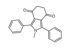 2-methyl-1,3-diphenyl-5,6-dihydroisoindole-4,7-dione Structure