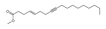 methyl octadec-4-en-8-ynoate结构式