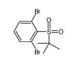 1,3-dibromo-2-tert-butylsulfonylbenzene结构式