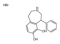 5-phenyl-2,3,4,5-tetrahydro-1H-3-benzazepine-6,7-diol,hydrobromide Structure