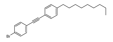 1-bromo-4-[2-(4-nonylphenyl)ethynyl]benzene结构式