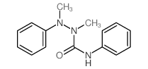 1-methyl-1-(methyl-phenyl-amino)-3-phenyl-urea Structure