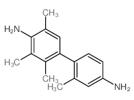 4-(4-amino-2-methyl-phenyl)-2,3,6-trimethyl-aniline structure