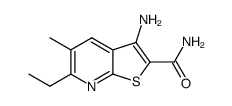 3-amino-6-ethyl-5-methylthieno[2,3-b]pyridine-2-carboxamide图片