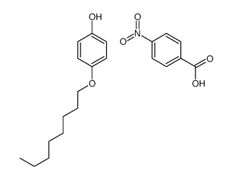 4-nitrobenzoic acid,4-octoxyphenol Structure