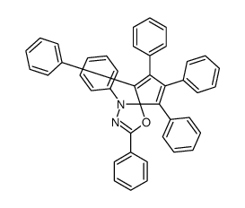 2,4,6,7,8,9-hexakis-phenyl-1-oxa-3,4-diazaspiro[4.4]nona-2,6,8-triene Structure