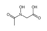 2-[acetyl(hydroxy)amino]acetic acid结构式