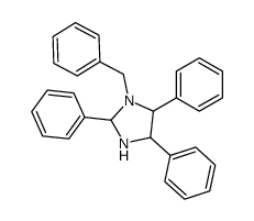 2,4,5-triphenyl-3-benzylimidazolidine Structure