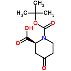 1-boc-4-哌啶星空app-2-甲酸结构式