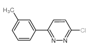 3-CHLORO-6-(3-METHYLPHENYL)-PYRIDAZINE结构式