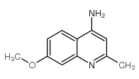 4-AMINO-7-METHOXY-2-METHYLQUINOLINE Structure