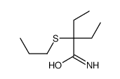 2-Ethyl-2-(propylthio)butyramide结构式