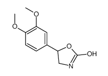 5-(3,4-Dimethoxyphenyl)oxazolidin-2-one结构式