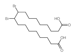 Octadecanedioic acid, 9,10-dibromo-, (R*,R*)- (9CI)结构式