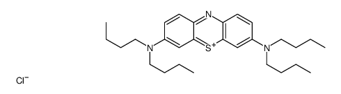 dibutyl-[7-(dibutylamino)phenothiazin-3-ylidene]azanium,chloride结构式