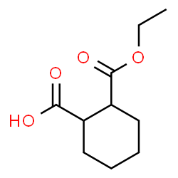 ethyl hydrogen cyclohexane-1,2-dicarboxylate结构式