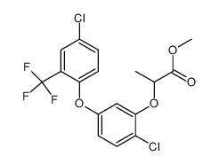 2-[2-Chloro-5-(4-chloro-2-trifluoromethyl-phenoxy)-phenoxy]-propionic acid methyl ester结构式
