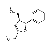 2-[2-13C]ethyl-4-methoxymethyl-5-phenyl-4,5-dihydro-oxazole Structure