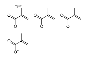 titanium methacrylate Structure