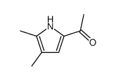 Ethanone, 1-(4,5-dimethyl-1H-pyrrol-2-yl)- (9CI)结构式