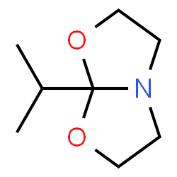 7aH-Oxazolo[2,3-b]oxazole,tetrahydro-7a-(1-methylethyl)-(9CI) structure