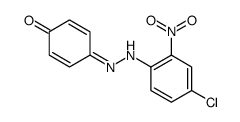 4-[(4-chloro-2-nitrophenyl)hydrazinylidene]cyclohexa-2,5-dien-1-one Structure