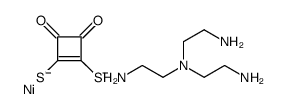 N',N'-bis(2-aminoethyl)ethane-1,2-diamine,3,4-dioxocyclobutene-1,2-dithiolate,nickel结构式