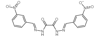 N(1),N(2)-Bis(3-(hydroxy(oxido)amino)benzylidene)ethanedihydrazide structure