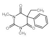 5-ethyl-1,3-dimethyl-5-phenyl-1,3-diazinane-2,4,6-trione Structure