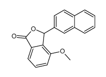 4-Methoxy-3-(2-naphthyl)phthalide Structure