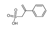 2-phenylprop-1-ene-3-sulphonic acid Structure