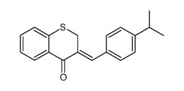 3-[1-(4-Isopropyl-phenyl)-meth-(Z)-ylidene]-thiochroman-4-one Structure