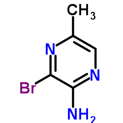 3-Bromo-5-methylpyrazin-2-amine Structure