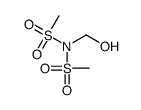 N-(hydroxymethyl)-N-methylsulfonylmethanesulfonamide结构式