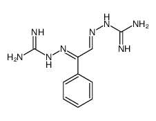 2-[[2-(diaminomethylidenehydrazinylidene)-1-phenylethylidene]amino]guanidine结构式