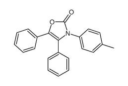 3-(4-methylphenyl)-4,5-diphenyl-1,3-oxazol-2-one Structure